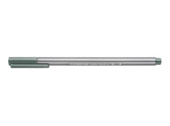 Tűfilc, 0,3 mm, STAEDTLER Triplus,  meleg szürke (TS33483)
