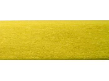 Krepp-papír, 50x200 cm, VICTORIA, citromsárga (HPRV0023)