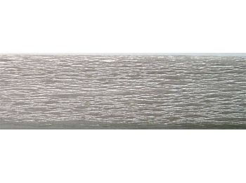 Krepp-papír, 50x200 cm, VICTORIA, ezüst (HPRV00129)