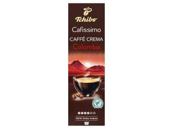 Kávékapszula, 10 db, TCHIBO Cafissimo Caffé Crema Colombi