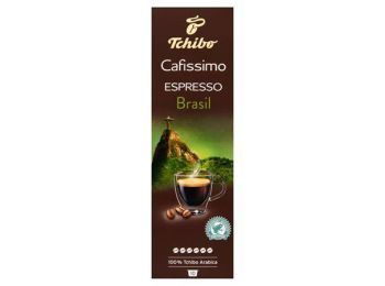 Kávékapszula, 10 db, TCHIBO Cafissimo Espresso Brasil (KHK