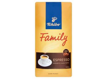 Kávé, pörkölt, szemes, 1000 g, TCHIBO Family Espresso (KHKTCHIBO7)