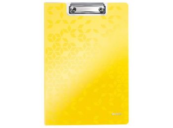 Felírótábla, fedeles, A4, LEITZ Wow, sárga (E41990016)