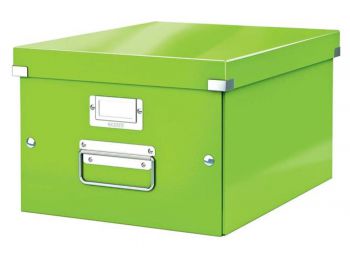 Irattároló doboz, A4, LEITZ Click&Store, zöld (E60440054)