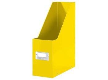 Iratpapucs, PP/karton, 95 mm, LEITZ Click&Store, sárga (E60