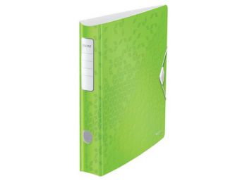 Iratrendező, 65 mm, A4, PP, LEITZ 180 Active Wow, zöld (E1