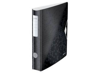 Iratrendező, 65 mm, A4, PP, LEITZ 180 Active Wow, fekete (E