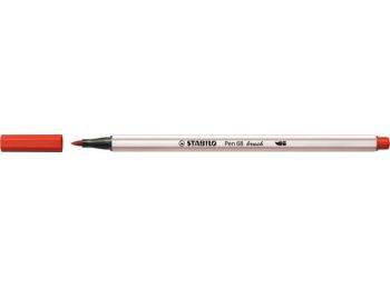 Ecsetirón, STABILO Pen 68 brush, piros (TST56848)