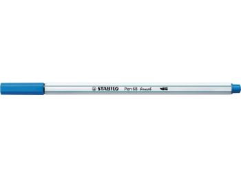 Ecsetirón, STABILO Pen 68 brush, kék (TST56841)