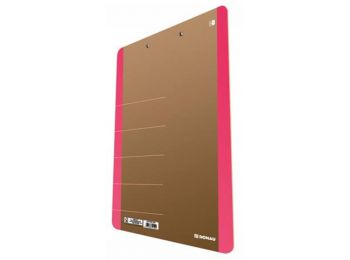 Felírótábla, karton, A4, DONAU Life, neon rózsaszín (D2710R)
