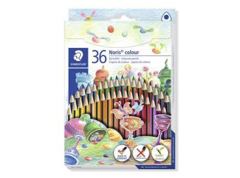 Színes ceruza készlet, háromszögletű, STAEDTLER Noris C