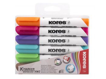 Tábla- és flipchart marker készlet, 1-3 mm, vágott, KORE