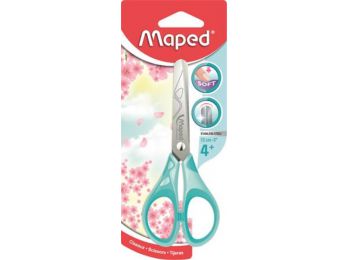 Olló, iskolai, 13 cm, MAPED Essential Soft Pastel, vegyes p