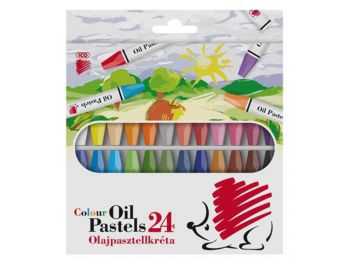 Olajpasztell kréta, ICO Süni, 24 különböző szín (TICS
