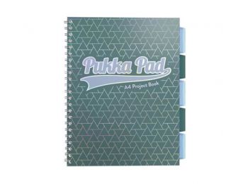 Spirálfüzet, A4, vonalas, 100 lap, PUKKA PAD Glee project 