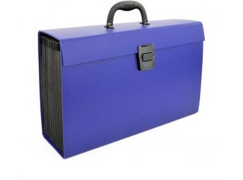 Harmonikatáska, 19 zsebes, RAPESCO, kék (IR1553)