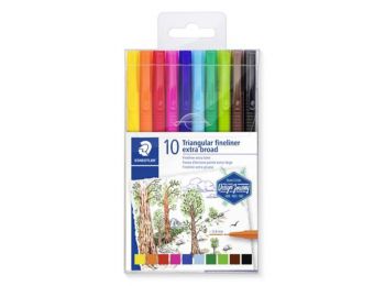 Tűfilc készlet, 0,8 mm, STAEDTLER Design Journey Triplus, 