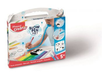 Fújós filctoll készlet, MAPED CREATIV, Blow pen Art, pop 