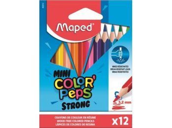 Színes ceruza készlet, háromszögletű, MAPED Mini Color`