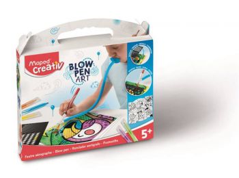 Fújós filctoll készlet, MAPED CREATIV, Blow pen Art, csí