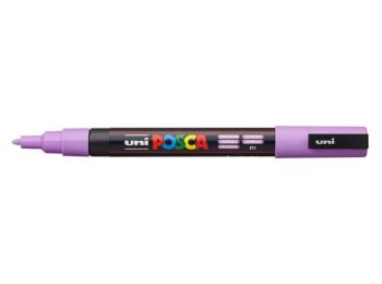 Dekormarker, 0,9-1,3 mm, UNI Posca PC-3M, levendula (TUPC3ML