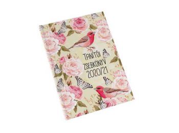 Tanítói zsebkönyv, A5, heti, REALSYSTEM, rózsa (NAT53176