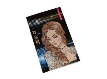 Diák zsebkönyv, heti, REALSYSTEM, tattoo (NAT531360)