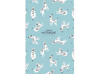 Jegyzetfüzet, pontrácsos, A6, 80 lap, keményfedeles, SHKO