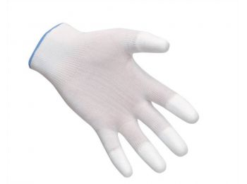 Védőkesztyű, PU ujjvégmártott, L (MED003)