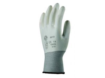 Szerelőkesztyű, tenyéren mártott 7-es méret, fehér (ME