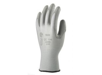 Szerelőkeszyű, tenyéren mártott 11-es méret, szürke (M