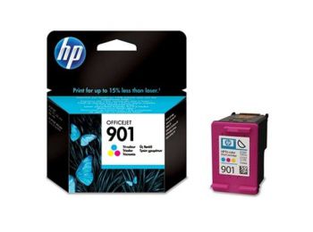 CC656AE Tintapatron OfficeJet J4580, 4660, 4680 nyomtatókhoz, HP 901, színes, 360 oldal (TJHCC656A)