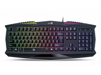 Billentyűzet, vezetékes, USB, HUN, gaming, GENIUS Scorpion