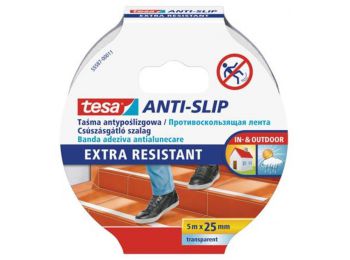 Csúszásgátló szalag, 25 mm x 5 m, TESA Anti-slip, átlá