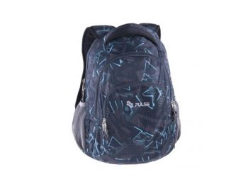 Hátizsák, PULSE Teens Speed Drive, szürke-kék (PLS121636