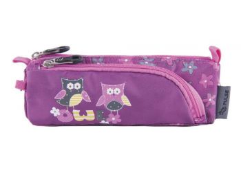 Tolltartó, cipzáras, PULSE Owl Garden, lila (PLS121694L)