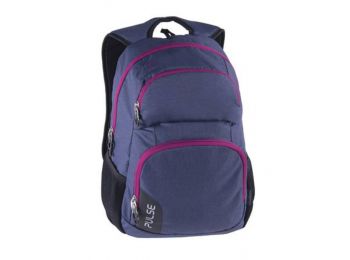 Hátizsák, notebook tartóval, PULSE, Element, sötétkék-