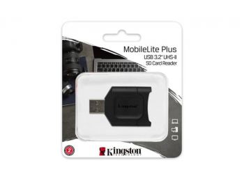 Kártyaolvasó, SD kártyához, USB 3.2 Gen 1, KINGSTON MobileLite Plus (MKOMLP)