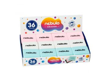 Radír, NEBULO, vegyes színek (RNEBR4)