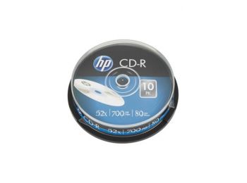 CD-R lemez, 700MB, 52x, hengeren, HP (CDH7052B10)