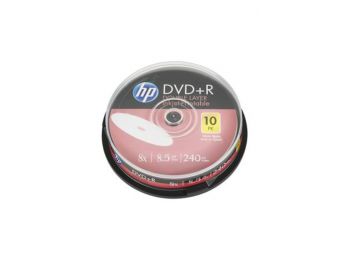 DVD+R lemez, nyomtatható, kétrétegű, 8,5GB, 8x, hengeren