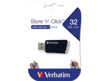 Pendrive, 32GB, USB 3.2, 80/25MB/sec, VERBATIM Store n Click
