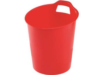 Papírkosár, műanyag, FELLOWES Green2Desk, piros (IFW00093