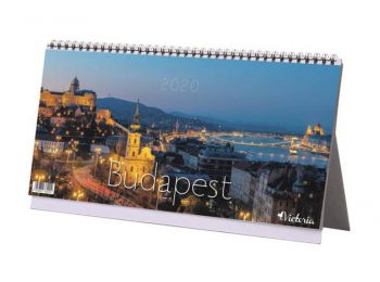 Naptár, asztali, álló, VICTORIA Budapest (2021 évi) (NVA