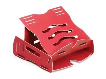 Notebook állvány, FELLOWES Earth Series™, piros (IFW8014