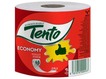 Toalettpapír, 2 rétegű, 36 tekercses, TENTO Economy, nat