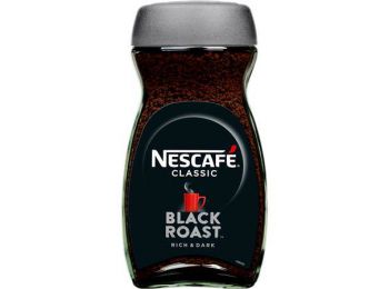 Instant kávé, 200 g, üveges, NESCAFÉ Black Roast (KHK714