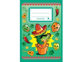 Füzet, tűzött, A5, lecke, 34 lap, ICO Süni Kaktusz (TICS