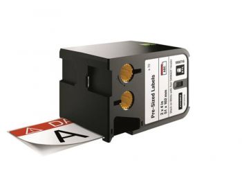 Feliratozógép szalag, vinil, előméretezett, 51 mm x 102 