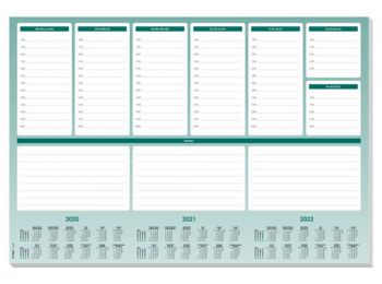 Könyökalátét, 595x410 mm, heti tervezővel, SIGEL (SIHO5